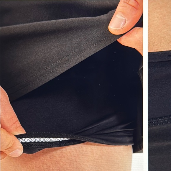 Lululemon Run- Pace Setter Skirt Sz6 Black - Picture 4 of 14
